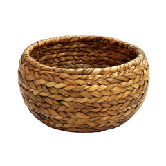 Obraz premium Woven Seagrass Bowl | Handmade Basket isolated on transparent background