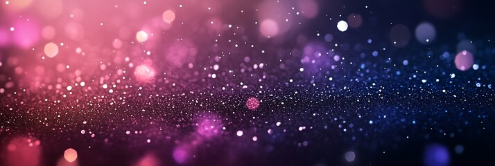 Celestial Sparkle: A vibrant background showcasing an array of iridescent bokeh lights, radiating an enchanting and festive vibe.