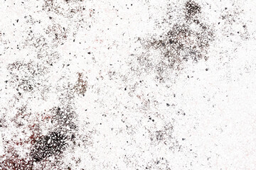 Grunge Texture Isolated on Transparent Background for Overlay and Design
