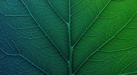 "Veins of Nature: Intricate Macro Leaf Texture in Vivid Detail"
