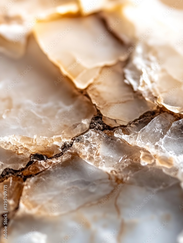 Aufkleber closeup shot of natural stone with unique textures and patterns showcasing the beauty of earth : gen