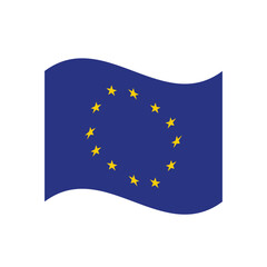 Europe flag union ,Standard flag icon Europe vector logo template