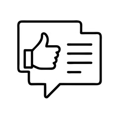 feedback icon, feedback line art - simple line art of feedback, perfect for feedback logos and icons