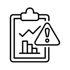 risk assessment icon, risk assessment line art - simple line art of risk assessment, perfect for risk assessment logos and icons