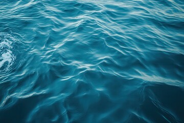 Obraz premium Ocean waves texture, blue water, sea surface, background, design