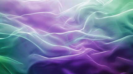 Obraz premium Abstract network connections with glowing nodes on a blue and purple background. background image of green and purple gradient color with circle or geometric shape. Digital technology iconcept. AIG51.