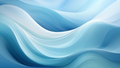 Obraz premium 抽象的なテクスチャ背景素材（水色、波模様）
