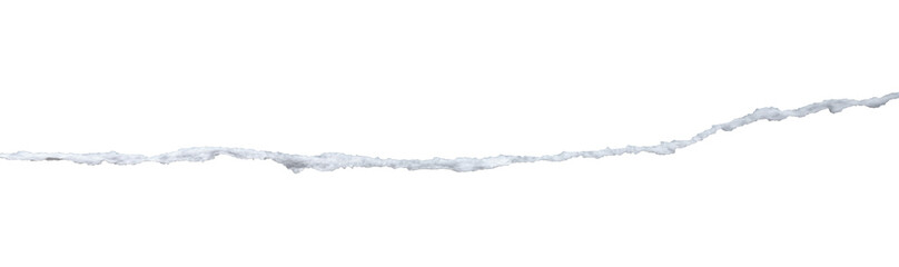 Ripped torn paper Strip Edge isolated background