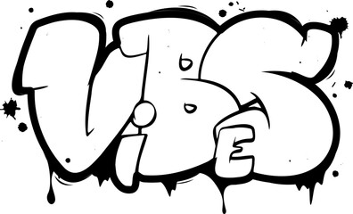 Vibes Graffiti Typography