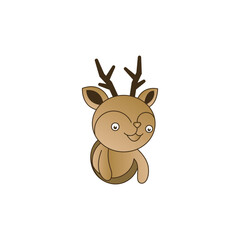 Cute Deer Icon