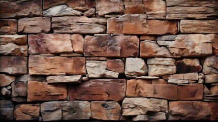 Naturalistic Light Brown Stone Wall Texture Background