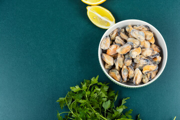 Tasty frozen seafood.