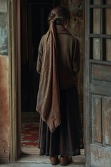 Naklejka premium The Rebecca at the Doorway