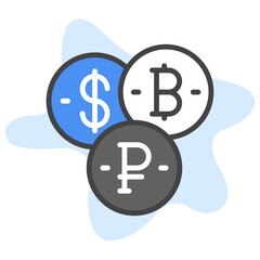 Accounting and Passive Income Icons