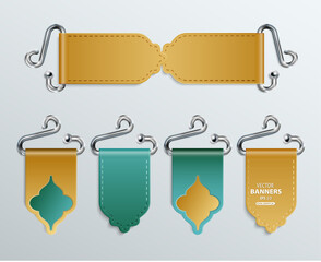 Colorful Islamic style sticker set featuring elegant designs for creative projects and decor