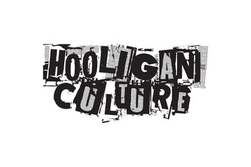 Hooligan Culture vector design