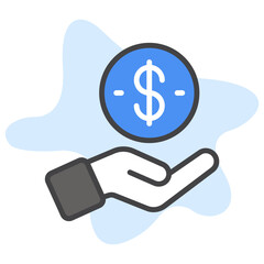 Accounting and Passive Income Icons