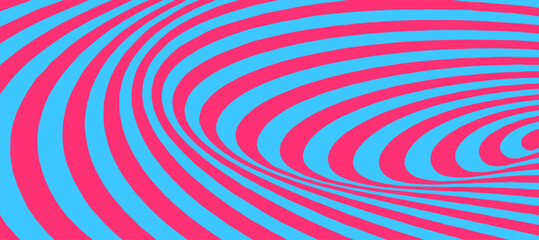 Pink and blue spiral swirl abstract background