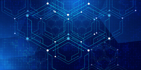 Abstract dot white blue pattern gradient texture technology background.vector eps10