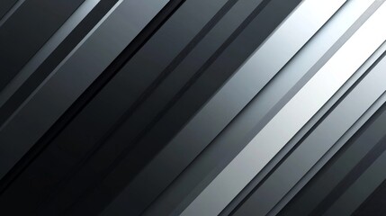 Sleek Gradient Abstract Background with Diagonal Lines and Shadows
