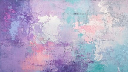 Vibrant Abstract Holographic Backdrop with Soft Hues and Textures