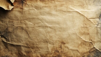 Worn Vintage Cardboard Background with Distressed Paper Texture