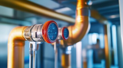 Heat detection in a home to inspect water pipes. Featuring safety and leak detection