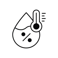 Humidity vector icon 