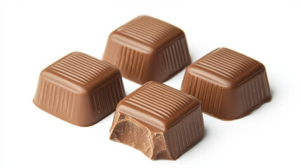 Delicious chocolate squares with smooth texture and rich flavor