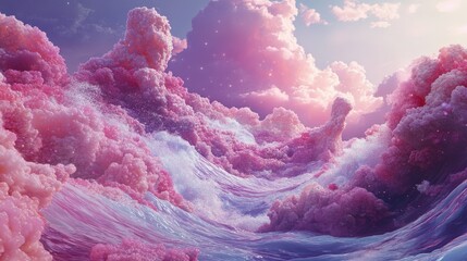 Exploring network technology. 3d wave landscapes of communication, data science, and the metaverse