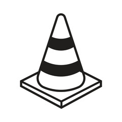 Road Traffic Cone Icon