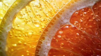 Citrus Peels with Bubbles Showcasing Hesperidin Properties