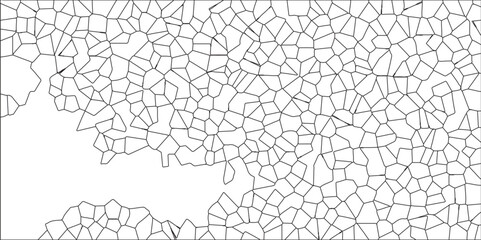 Obraz premium Crystal Voronoi Diagram Background for Website, Fabric Print. Seamless pattern vintage background. Retro tiles broken glass isolated crystalize terrazzo vintage vector. Cement kitchen decor