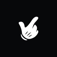 Pointing Hand Cartoon