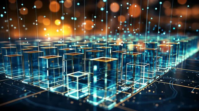 Big data connection technology, can be used for display or montage your products, technology, businessman, digital, business, innovative, computer, tech, networking