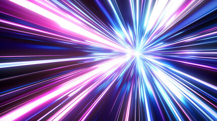 Obraz premium A bright light with a purple and blue hue