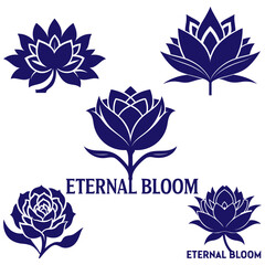 a blue flower designs flower, floral, design, botanical, nature, petals, decorative, pattern, elegant, aesthetic, artistic, bloom, blossom, vintage, abstract, intricate