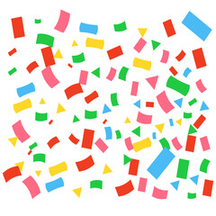 Confetti icon vector. Holiday illustration sign. Event symbol or logo.