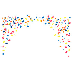 Confetti icon vector. Holiday illustration sign. Event symbol or logo.