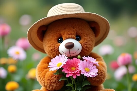 beary brown flowers