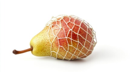 Impact protection for pear isolated setting food photography minimalist environment close-up view product concept