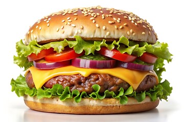 Delicious Cheeseburger Ready to Eat
