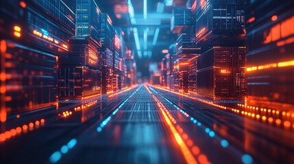 Modern cargo tracking system utilizing advanced technology for efficient logistics management and supply chain transparency