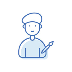 Artist Vector icon
