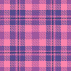 Pretty pink and purple plaid pattern.  Perfect for textile design, fashion, branding, or website backgrounds. This seamless repeat evokes a sense of warmth and style.
