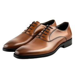 Luxury Brown Leather Formal Men's Shoes