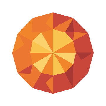 Simple flat 2D icon decagon isolated on a transparent background, vector, flat design, animation design, vector, flat design, animation design, simple flat 2D icon design