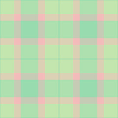 Holiday check pattern vector, infinity texture plaid seamless. Dining textile tartan background fabric in light and pastel colors.