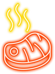 Neon Barbeque Icon