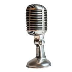 Fototapeta premium Vintage Microphone - Retro Sound Equipment